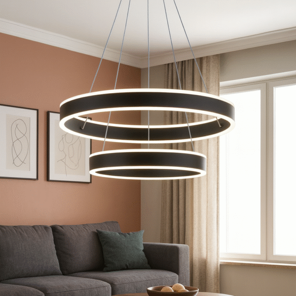 Felix Sanatla Aydınlan: Kıvrımlı LED Avize