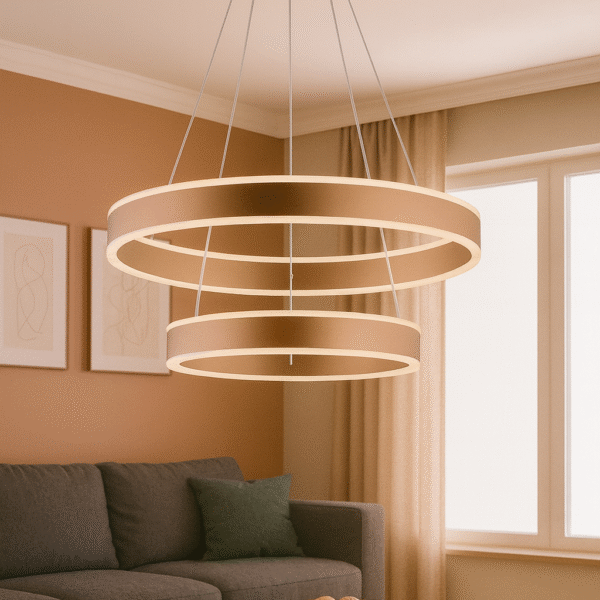 Felix 2 Katlı LED Avize | Zarif ve Katmanlı Işık Tasarımı