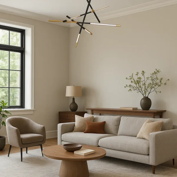 Karen Enerjinin Formu: Asimetrik Çubuk LED Avize