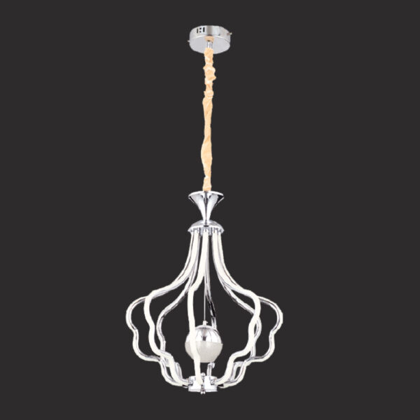 Lena Modern Lüksün Yansıması | Krom Gövdeli Tekli LED Sarkıt Avize