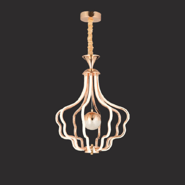 Lena Zarafetin Yeni Tanımı | Rose Gold Tekli LED Sarkıt Avize