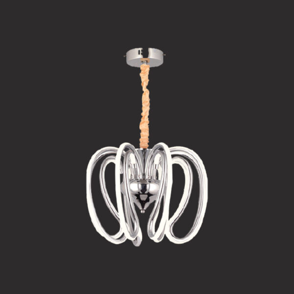 Armin Modern Işığın Zarafeti | Krom Tekli LED Sarkıt Avize