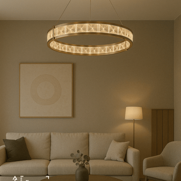 Kumsal Tek Halka Avize – Zarafeti Minimalizmle Buluşturan Aydınlatma