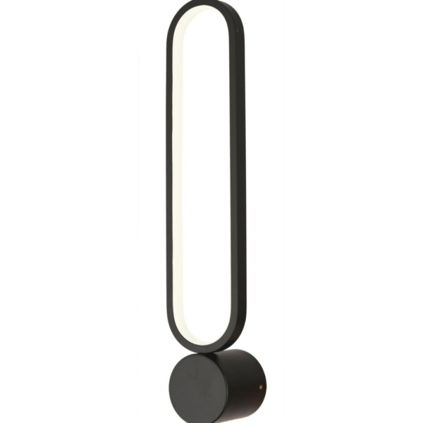 Arvin Loop Black Modern LED Aplik – Minimalist Duvar Lambası