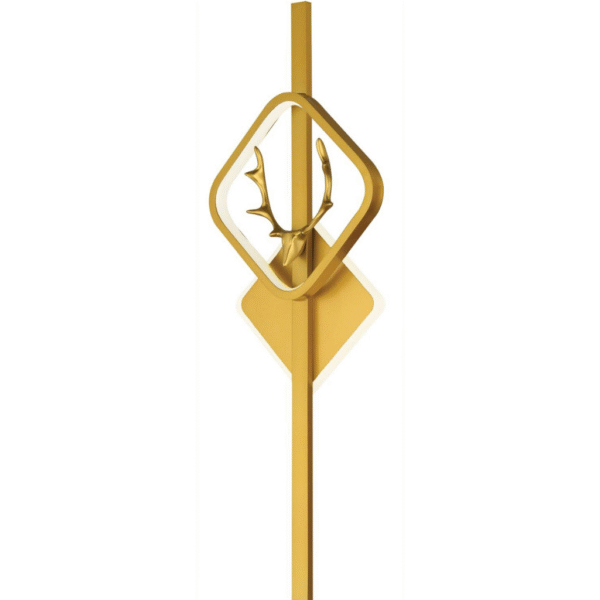 Arvin Deer Gold LED Aplik – Dekoratif Geyik Figürlü Duvar Lambası
