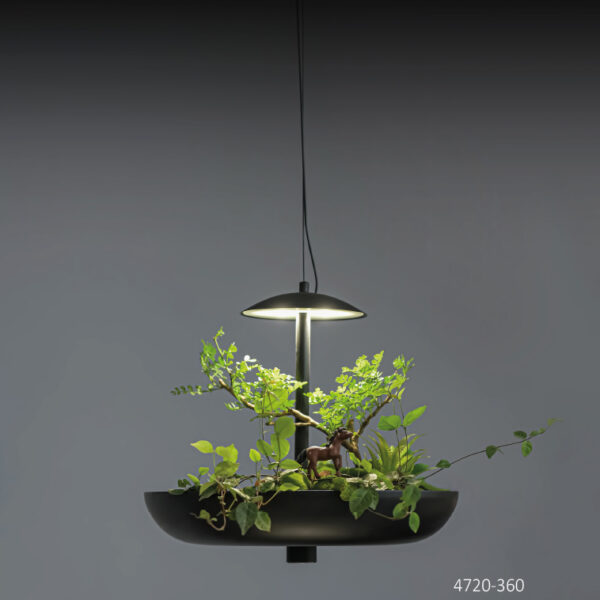 Mini Bahçe Temalı Sarkıt Aydınlatma ve Saksı Sistemi