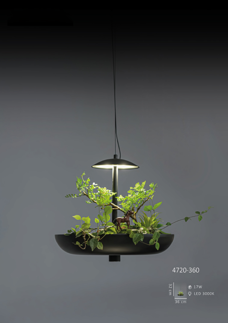 183 Mini Bahçe Temalı Sarkıt Aydınlatma ve Saksı Sistemi - Görsel 1