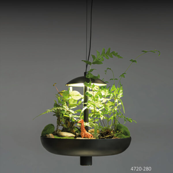 Mini Bahçe Temalı Sarkıt Aydınlatma ve Saksı Sistemi